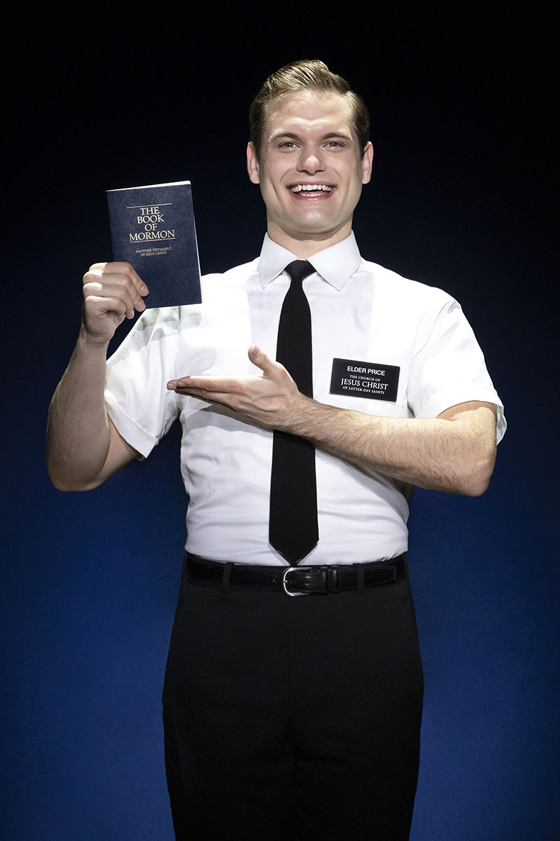 Sam McLellan in The Book of Mormon North American tour