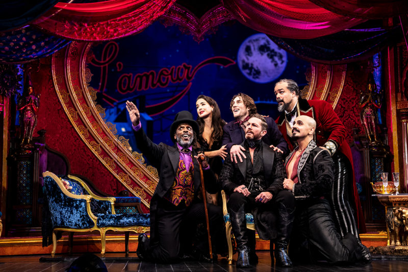 The cast of the North American Tour of Moulin Rouge! The Musical